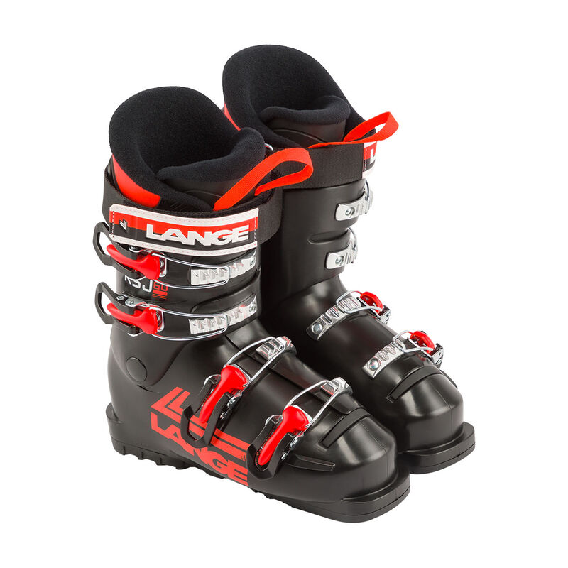 Junior racing ski boots  RSJ60 Black/Red