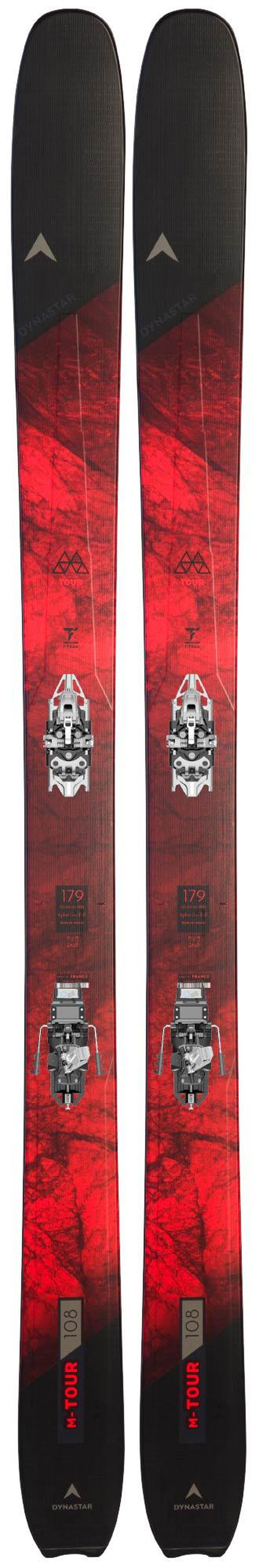 Dynastar | Lange Skis de randonnée unisexe M-Tour 108 F-Team Open red