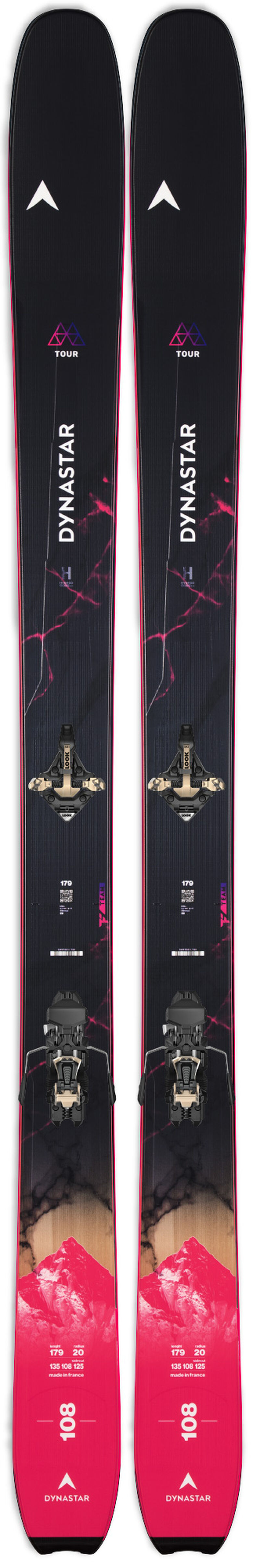 Dynastar | Lange Unisex's skis M-TOUR 108 F-TEAM OPEN multicolor
