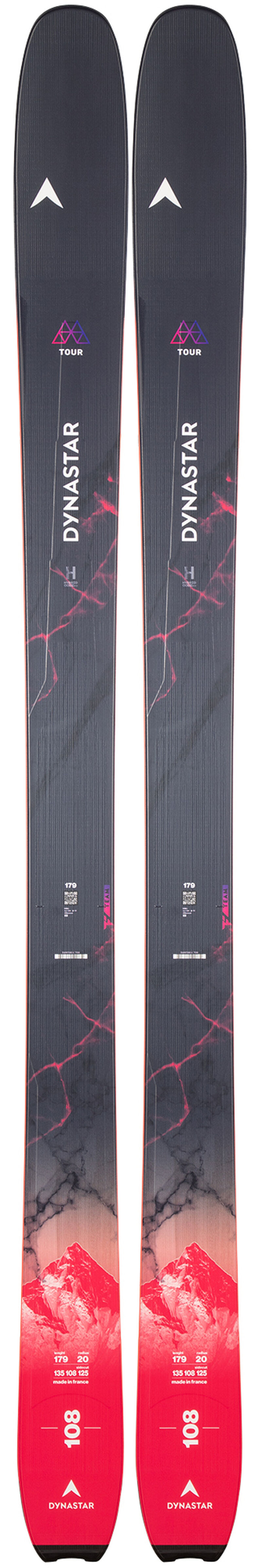 Dynastar | Lange Unisex's skis M-TOUR 108 F-TEAM OPEN multicolor