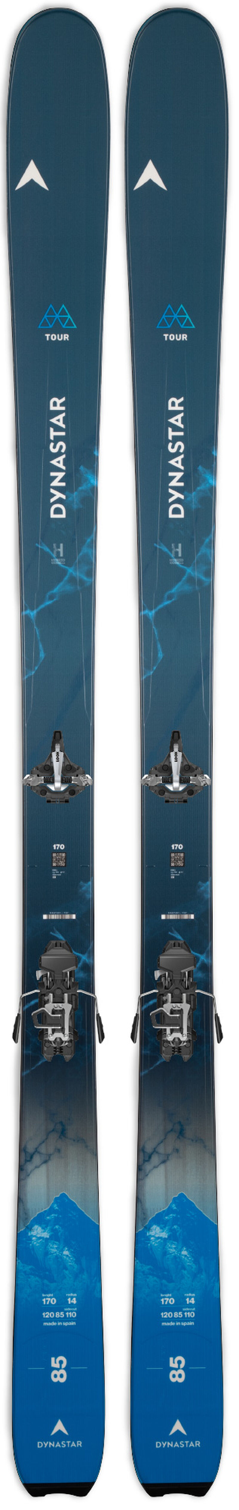 Dynastar | Lange Unisex's M-TOUR 85 OPEN Skis blue