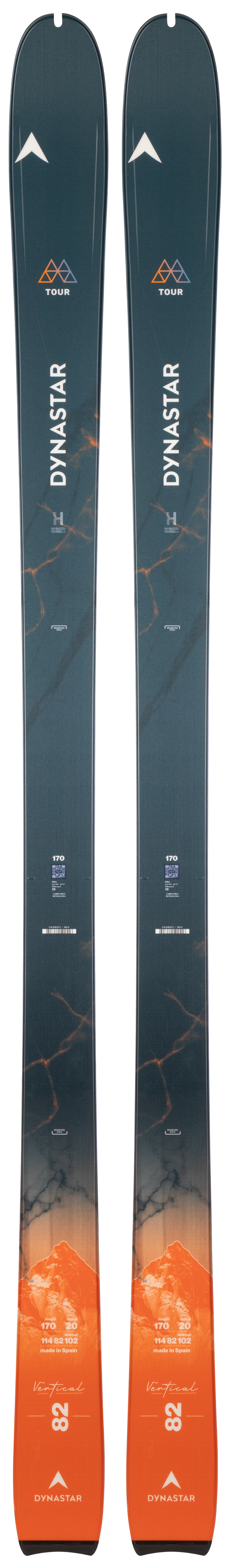Dynastar | Lange Skis M-VERTICAL 82 OPEN unisexe multicolor