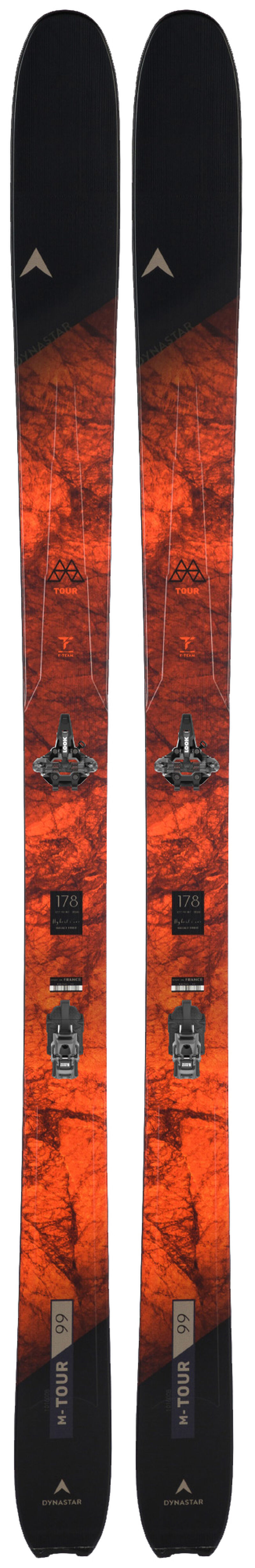Dynastar | Lange Skis de randonnée unisexe M-Tour 99 F-Team Open orange