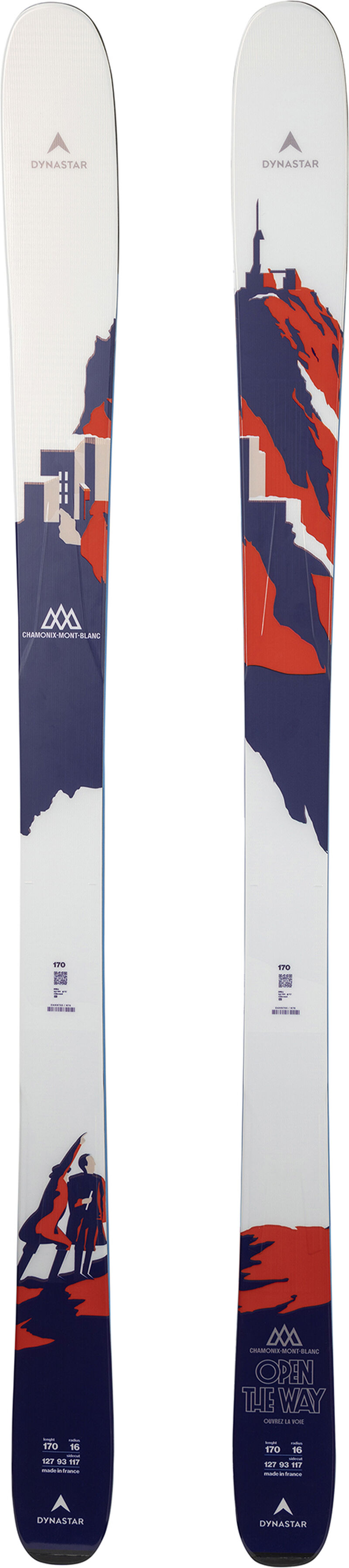 Dynastar | Lange Unisex "OPEN THE WAY CHAMONIX" M-PRO 94 OPEN Skis multicolor
