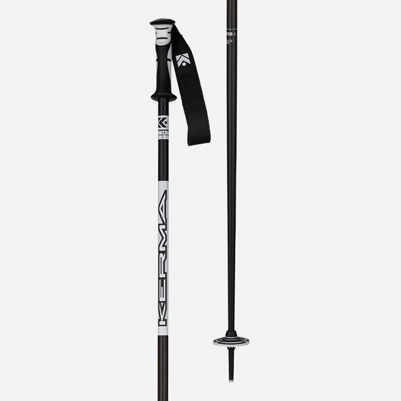 Dynastar | Lange Men's all mountain ski poles Vector 4 Black/White Black