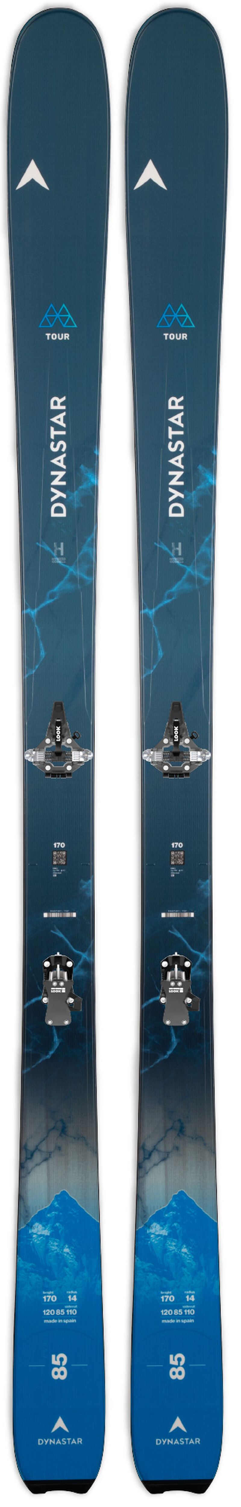 Dynastar | Lange Unisex's M-TOUR 85 OPEN Skis blue