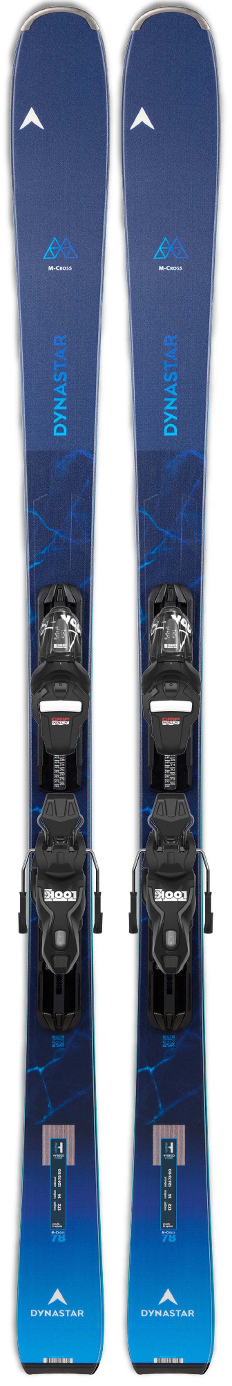 Dynastar | Lange Skis all mountain unisexe M-Cross 78 Xpress multicolor