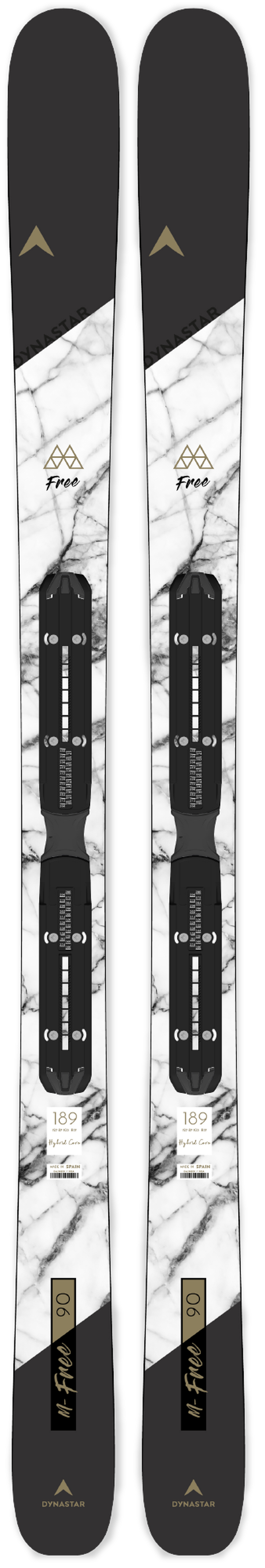 Dynastar | Lange Unisex Freeride skis M-Free 90 Xpress multicolor