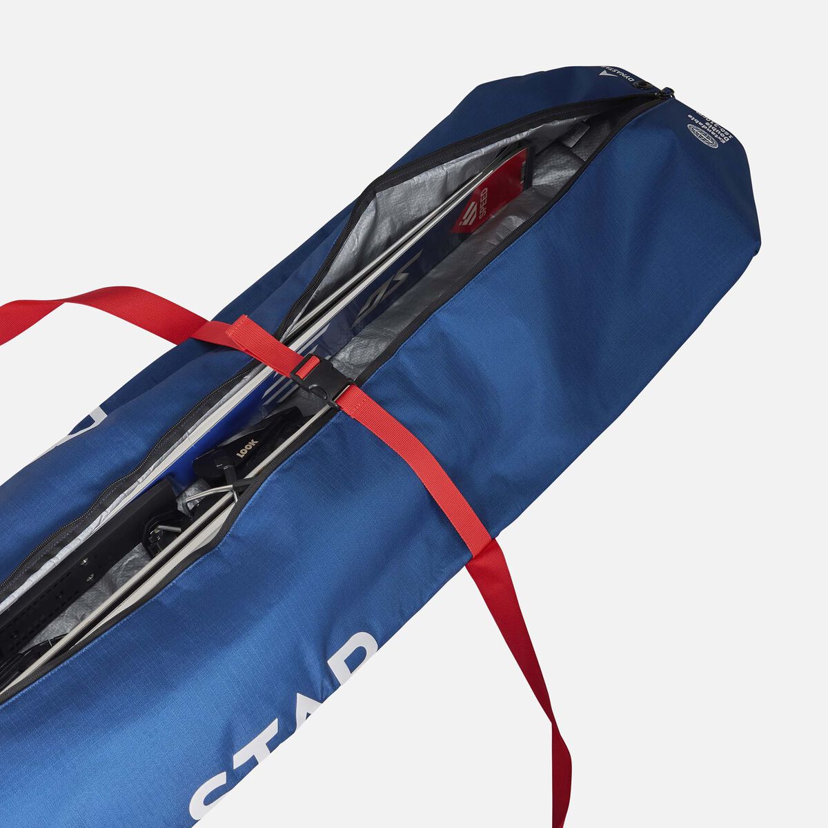 Dynastar | Lange Unisex all mountain skibag F-Team Extendable 2 Pairs Padded 160-210 cm