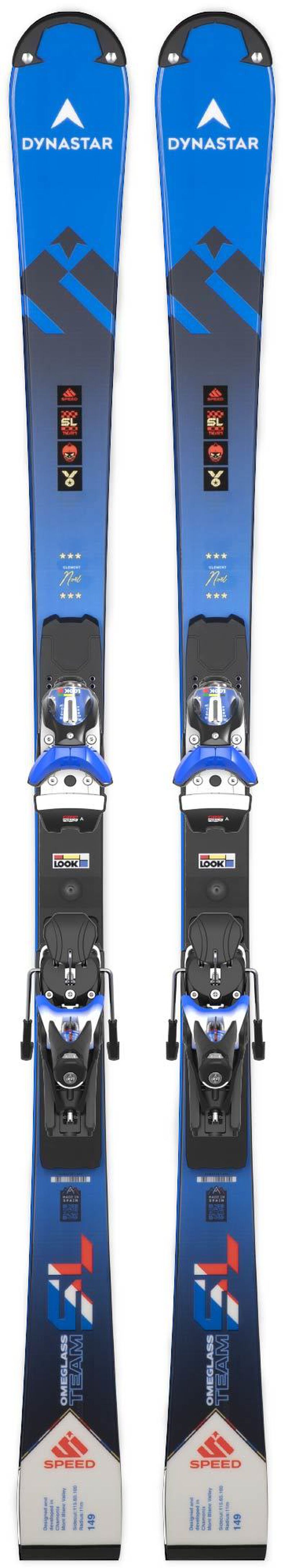 Junior racing skis Speed Omeglass Team SL Limited Edition Clement Noel R22