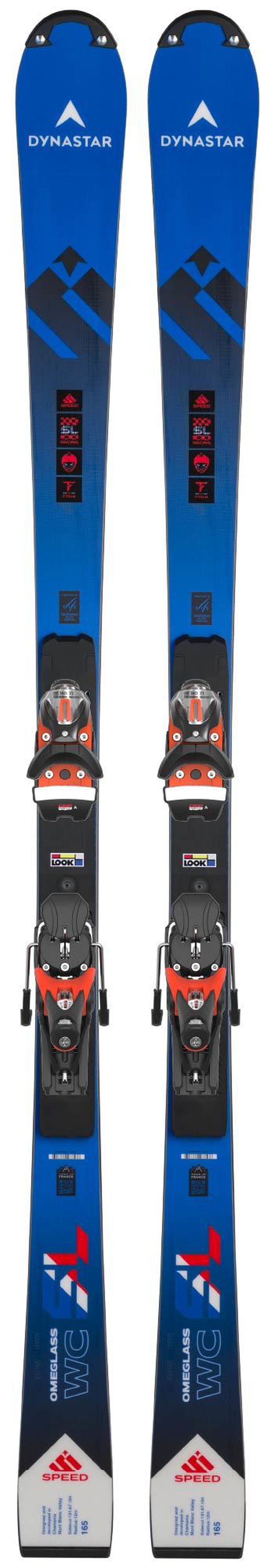 Skis racing unisexe Speed Omeglass WC FIS SL Factory 165 R22
