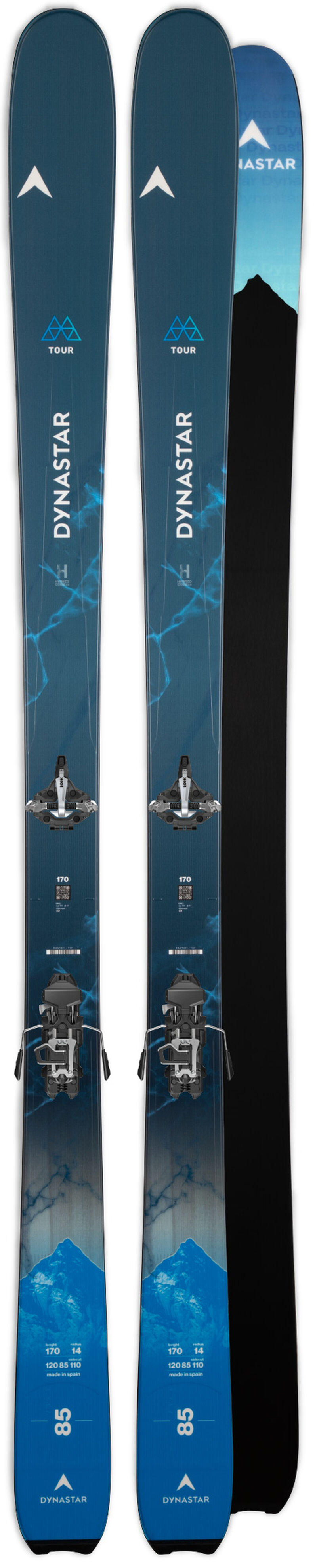 Dynastar | Lange Unisex's M-TOUR 85 OPEN Skis blue