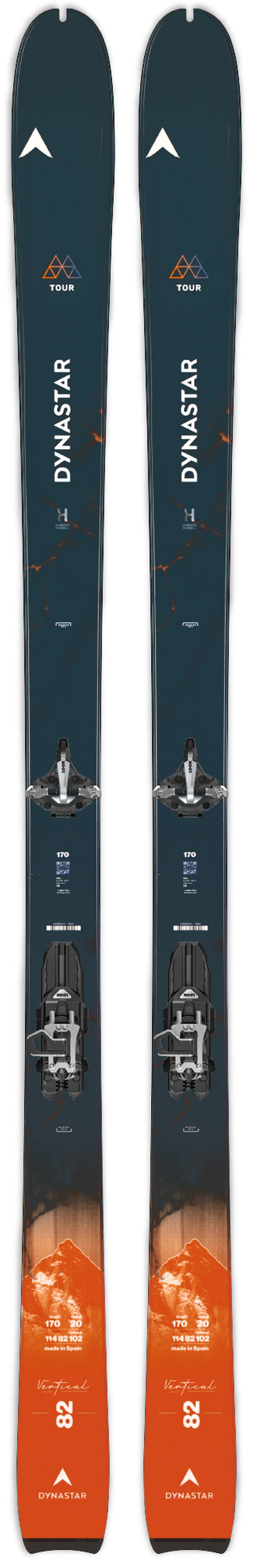Dynastar | Lange Unisex's M-VERTICAL 82 OPEN Skis multicolor