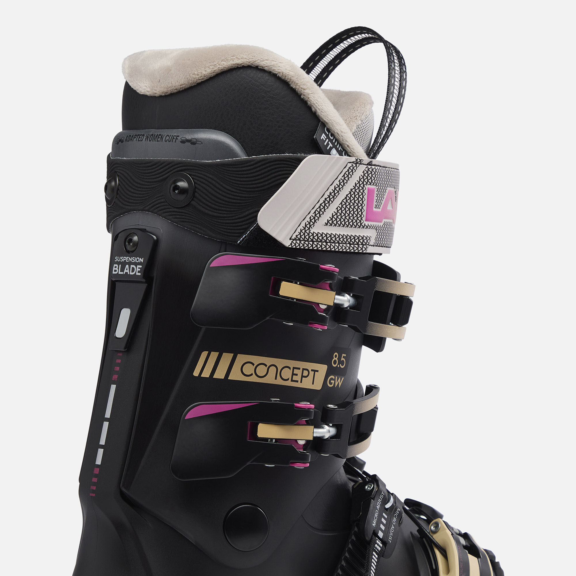 Women's Lange Concept 8.5 Ski Boots | Black | Dynastar-Lange