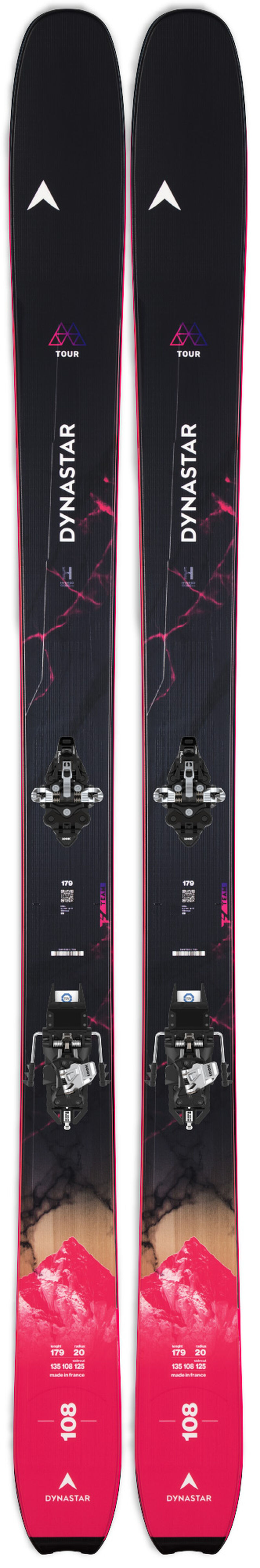 Dynastar | Lange Unisex's skis M-TOUR 108 F-TEAM OPEN multicolor