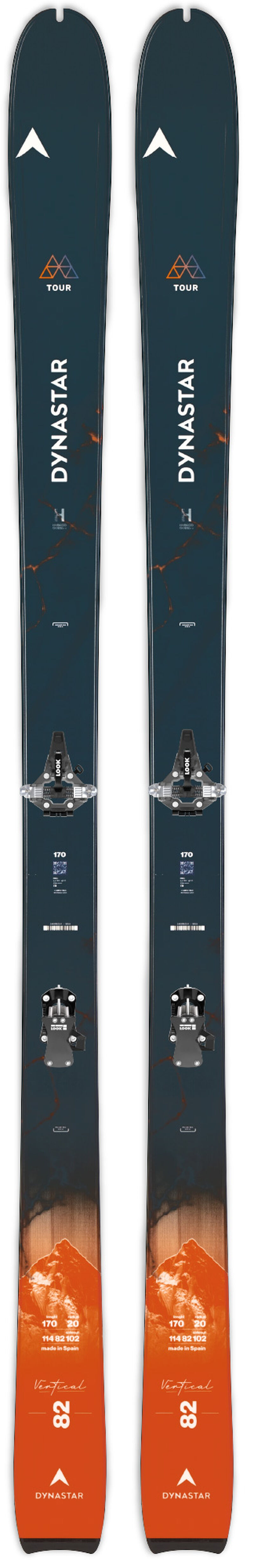 Dynastar | Lange Unisex's M-VERTICAL 82 OPEN Skis multicolor